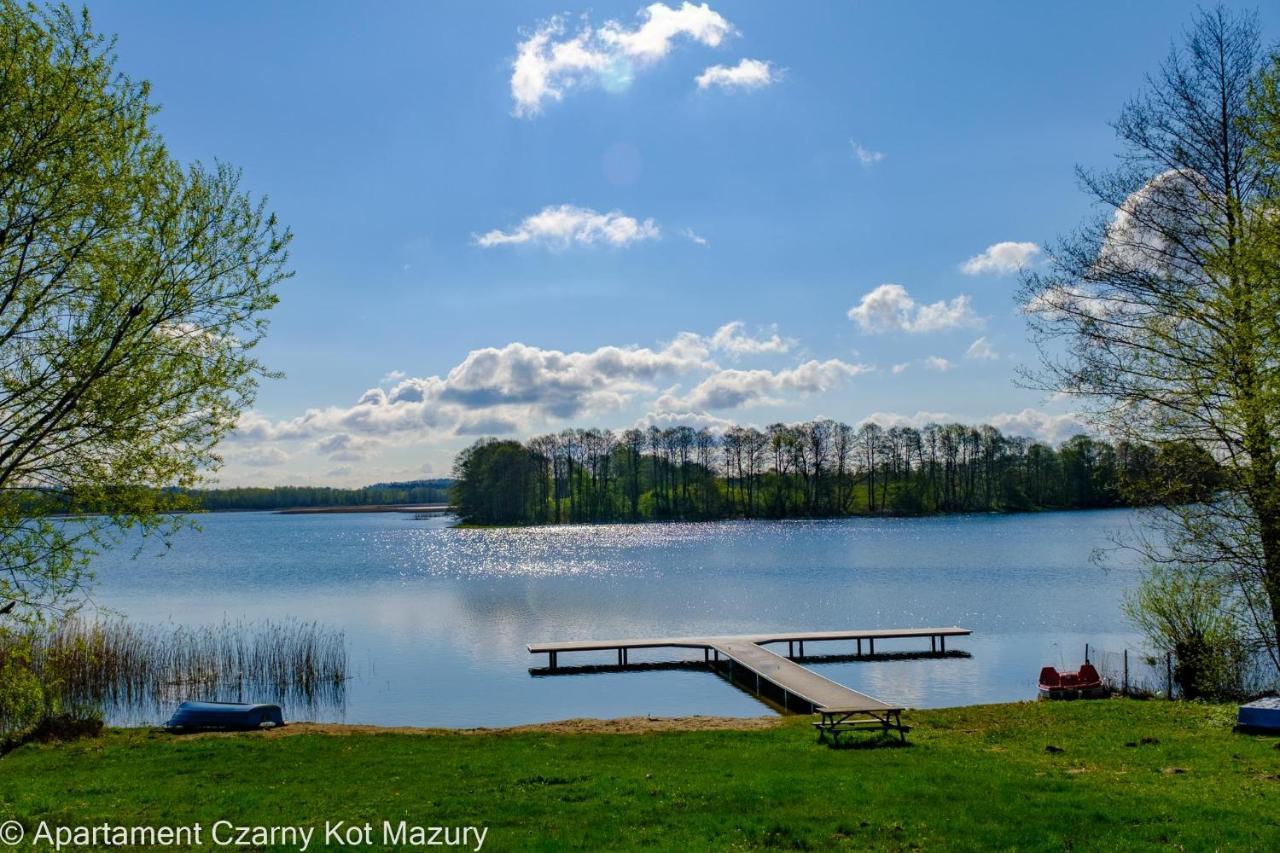 Czarny Kot Mazury Dom Caloroczny Villa Malkinie Exterior foto