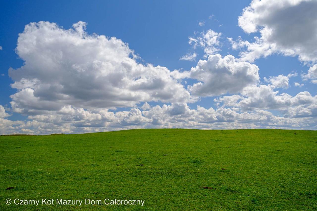 Czarny Kot Mazury Dom Caloroczny Villa Malkinie Exterior foto